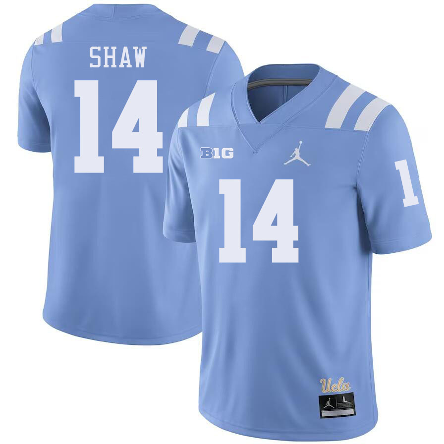 Men #14 Carter Shaw Big 10 Conference College Football Jerseys Stitched-Power Blue